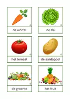Voorbeeld - woordkaarten - groenten en fruit (1) - Pagina 3