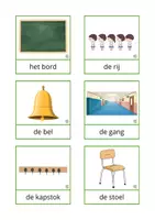Voorbeeld - Woordkaarten - Naar school - Pagina 3
