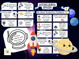 anteprima - Esercizi - ACCOGLIENZA tema spazio - Pagina di copertina