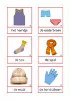 Voorbeeld - Woordkaarten - Kleding - Pagina 3