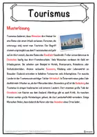 Vorschau - Unterrichtsreihen - Tourismus Lückentext mit Wortspeicher Hörverstehen und Suchsel - Seite 2