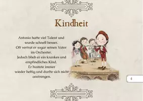 Vorschau - Präsentationen/Tafelbilder - Kamishibai _Das Leben von Antonio Lucio Vivaldi A3 - Seite 3