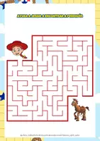 Vista previa - Manualidades / Dibujos para colorear - Cuaderno Toy Story - Actividades divertidas - página 3