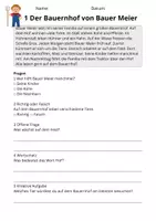 Vorschau - Stundenentwürfe - Leseverständnis Bauernhof – Klasse 2 | 10 Lesetexte mit Fragen & Lösungen - Seite 3