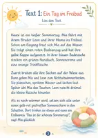 Vorschau - Stundenentwürfe - Sommer / Sommerferien Leseheft für die Grundschule – 24 Seiten mit Lesetexten, Leseverständnis, Rätseln & kreativen Aufgaben zum Schuljahresende & Swchuljahresstart - Seite 3