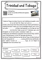 Vorschau - Unterrichtsreihen - Trinidad und Tobago Lückentext mit Wortspeicher Hörverstehen und Suchsel - Seite 1