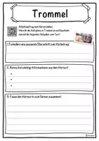 Vorschau - Unterrichtsreihen - Trommel Lückentext mit Wortspeicher Hörverstehen und Suchsel - Seite 3