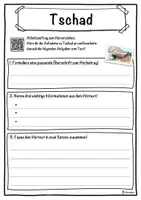 Vorschau - Unterrichtsreihen - Tschad Lückentext mit Wortspeicher Hörverstehen und Suchsel - Seite 3
