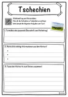 Vorschau - Unterrichtsreihen - Tschechien Lückentext mit Wortspeicher Hörverstehen und Suchsel - Seite 3