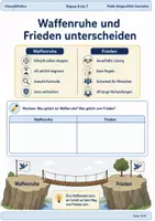 Vorschau - Arbeitsblätter - Gaza Waffenruhe einfach erklärt Arbeitsblatt Klasse 6 bis 7 - Seite 2