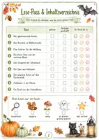 Vorschau - Arbeitsblätter - Herbst- & Halloween-Leseheft für die Grundschule | 24 Seiten mit Lesetexten, Aufgaben, Worträtseln, Challenge & Urkunde - Seite 2