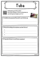 Vorschau - Unterrichtsreihen - Tuba Lückentext mit Wortspeicher Hörverstehen und Suchsel - Seite 3