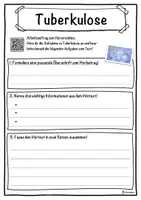 Vorschau - Unterrichtsreihen - Tuberkulose Lückentext mit Wortspeicher Hörverstehen und Suchsel - Seite 3