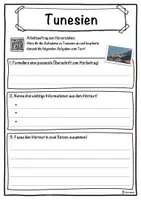 Vorschau - Unterrichtsreihen - Tunesien Lückentext mit Wortspeicher Hörverstehen und Suchsel - Seite 3