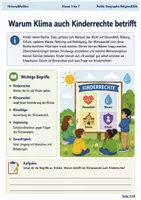 Vorschau - Arbeitsblätter - Klimawandel und Kinderrechte Arbeitsblatt Klasse 5 bis 7 - Seite 1