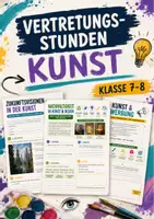 Vorschau - Unterrichtsreihen - Vertretungsstunden Kunst - Klasse 7-8 - 10 Arbeitsblätter - Deckblatt