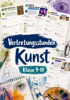Vorschau - Unterrichtsreihen - Vertretungsstunden Kunst - Klasse 9-10 - 10 Arbeitsblätter - Deckblatt