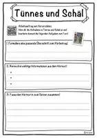 Vorschau - Unterrichtsreihen - Tünnes und Schäl Lückentext mit Wortspeicher Hörverstehen und Suchsel - Seite 3