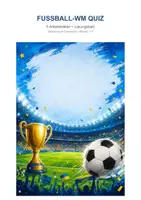 Vorschau - Arbeitsblätter - Fußball-WM Quiz mit Bildern – 5 Arbeitsblätter + Lösungen Mittelschule Klasse 1–4 - Seite 1