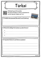 Vorschau - Unterrichtsreihen - Türkei Lückentext mit Wortspeicher Hörverstehen und Suchsel - Seite 3