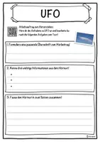 Vorschau - Unterrichtsreihen - UFO Lückentext mit Wortspeicher Hörverstehen und Suchsel - Seite 3