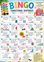 Vorschau - Arbeitsblätter - Conditional Sentences Bingo – Sommerferien | Type 1, Type 2 & Type 3 | Englischspiel für die letzte Englischstunde vor den Ferien (Klasse 8–10) - Seite 1