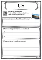 Vorschau - Unterrichtsreihen - Ulm Lückentext mit Wortspeicher Hörverstehen und Suchsel - Seite 3