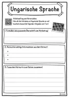 Vorschau - Unterrichtsreihen - Ungarische Sprache Lückentext mit Wortspeicher Hörverstehen und Suchsel - Seite 3