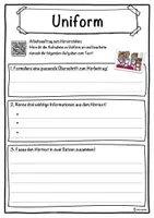 Vorschau - Unterrichtsreihen - Uniform Lückentext mit Wortspeicher Hörverstehen und Suchsel - Seite 3