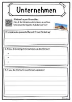 Vorschau - Unterrichtsreihen - Unternehmen Lückentext mit Wortspeicher Hörverstehen und Suchsel - Seite 3