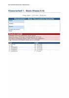 Vorschau - Arbeitsblätter - Die unendliche Geschichte: 3 Klassenarbeiten differenziert (Basis/Standard/Erweiterung) | mit Musterlösung, Erwartungshorizont & Bewertungsbogen Kl. 5-7 | sofort einsetzbar - Seite 1