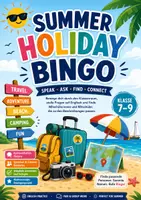 Vorschau - Arbeitsblätter - Summer Holiday Bingo – Interaktive Speaking Activity für den Englischunterricht (Klasse 7–9) - Deckblatt