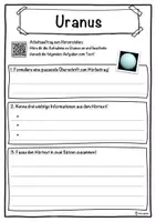 Vorschau - Unterrichtsreihen - Uranus Lückentext mit Wortspeicher Hörverstehen und Suchsel - Seite 3