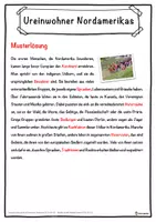 Vorschau - Unterrichtsreihen - Ureinwohner Nordamerikas Lückentext mit Wortspeicher Hörverstehen und Suchsel - Seite 2