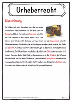 Vorschau - Unterrichtsreihen - Urheberrecht Lückentext mit Wortspeicher Hörverstehen und Suchsel - Seite 2