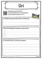 Vorschau - Unterrichtsreihen - Uri Lückentext mit Wortspeicher Hörverstehen und Suchsel - Seite 3