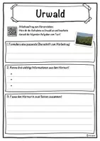 Vorschau - Unterrichtsreihen - Urwald Lückentext mit Wortspeicher Hörverstehen und Suchsel - Seite 3