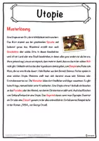 Vorschau - Unterrichtsreihen - Utopie Lückentext mit Wortspeicher Hörverstehen und Suchsel - Seite 2