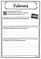 Vorschau - Unterrichtsreihen - Valencia Lückentext mit Wortspeicher Hörverstehen und Suchsel - Seite 3