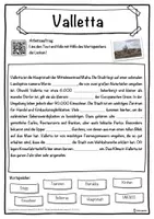 Vorschau - Unterrichtsreihen - Valletta Lückentext mit Wortspeicher Hörverstehen und Suchsel - Seite 1