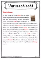 Vorschau - Unterrichtsreihen - Varusschlacht Lückentext mit Wortspeicher Hörverstehen und Suchsel - Seite 2