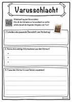 Vorschau - Unterrichtsreihen - Varusschlacht Lückentext mit Wortspeicher Hörverstehen und Suchsel - Seite 3