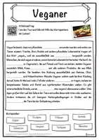 Vorschau - Unterrichtsreihen - Veganer Lückentext mit Wortspeicher Hörverstehen und Suchsel - Seite 1