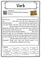 Vorschau - Unterrichtsreihen - Verb Lückentext mit Wortspeicher Hörverstehen und Suchsel - Seite 1