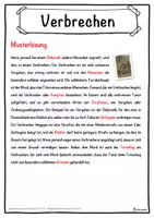Vorschau - Unterrichtsreihen - Verbrechen Lückentext mit Wortspeicher Hörverstehen und Suchsel - Seite 2