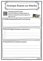 Vorschau - Unterrichtsreihen - Vereinigte Staaten von Amerika Lückentext mit Wortspeicher Hörverstehen und Suchsel - Seite 3
