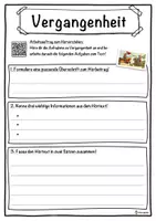Vorschau - Unterrichtsreihen - Vergangenheit Lückentext mit Wortspeicher Hörverstehen und Suchsel - Seite 3