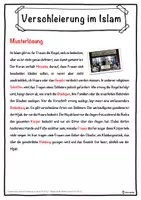 Vorschau - Unterrichtsreihen - Verschleierung im Islam Lückentext mit Wortspeicher Hörverstehen und Suchsel - Seite 2