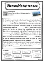 Vorschau - Unterrichtsreihen - Vierwaldstättersee Lückentext mit Wortspeicher Hörverstehen und Suchsel - Seite 1