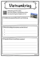 Vorschau - Unterrichtsreihen - Vietnamkrieg Lückentext mit Wortspeicher Hörverstehen und Suchsel - Seite 3